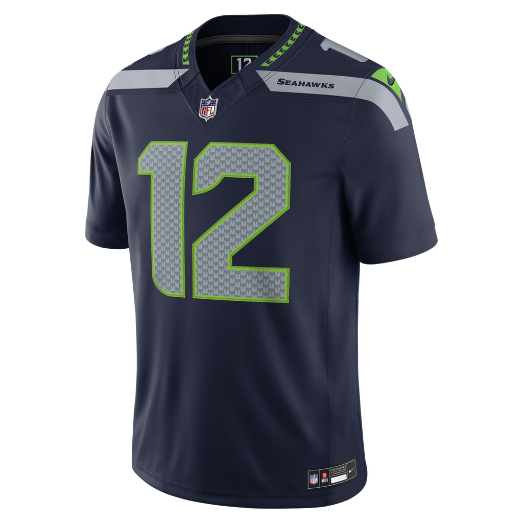 12s Seattle Seahawks Team Stitched Jersey - College Navy
