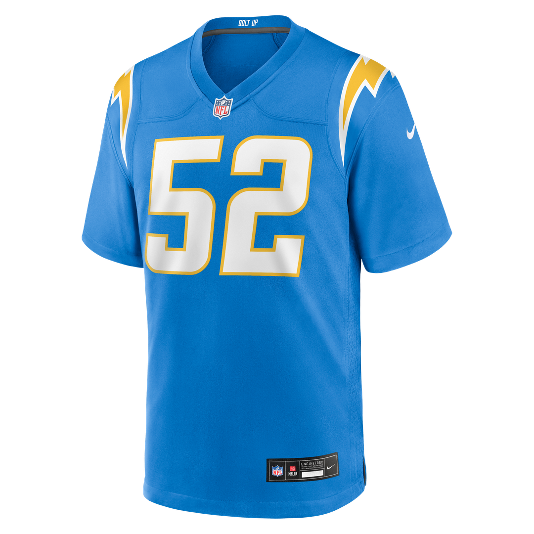 Khalil Mack Los Angeles Chargers Jersey - Powder Blue