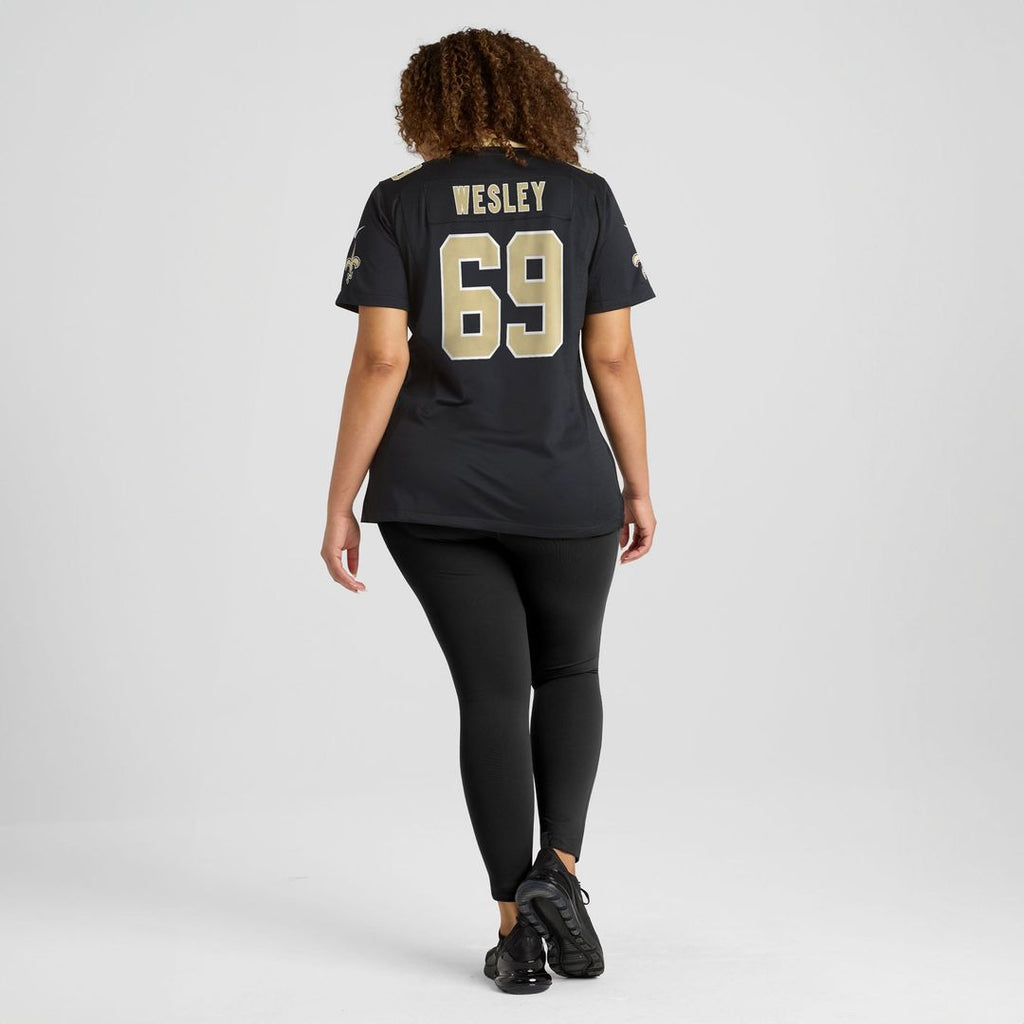 Barry Wesley New Orleans Saints Women's Team Jersey - Black