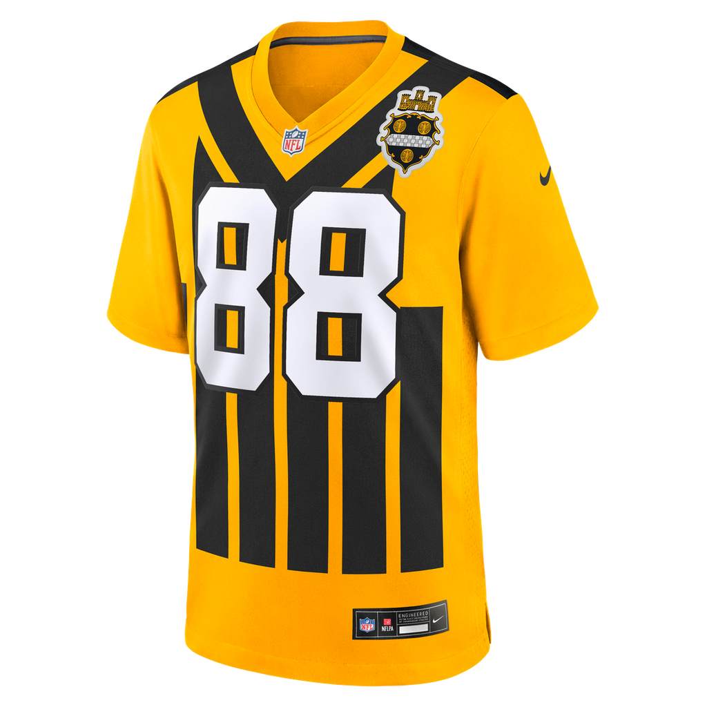 Pat Freiermuth Pittsburgh Steelers Alternate 1933 Throwback Jersey - Gold