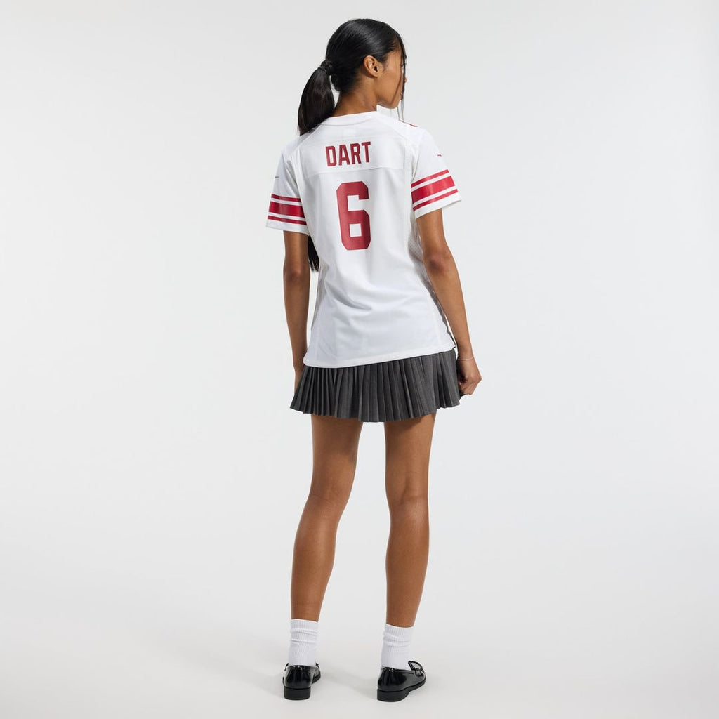 Jaxson Dart New York Giants Women's Jersey - White