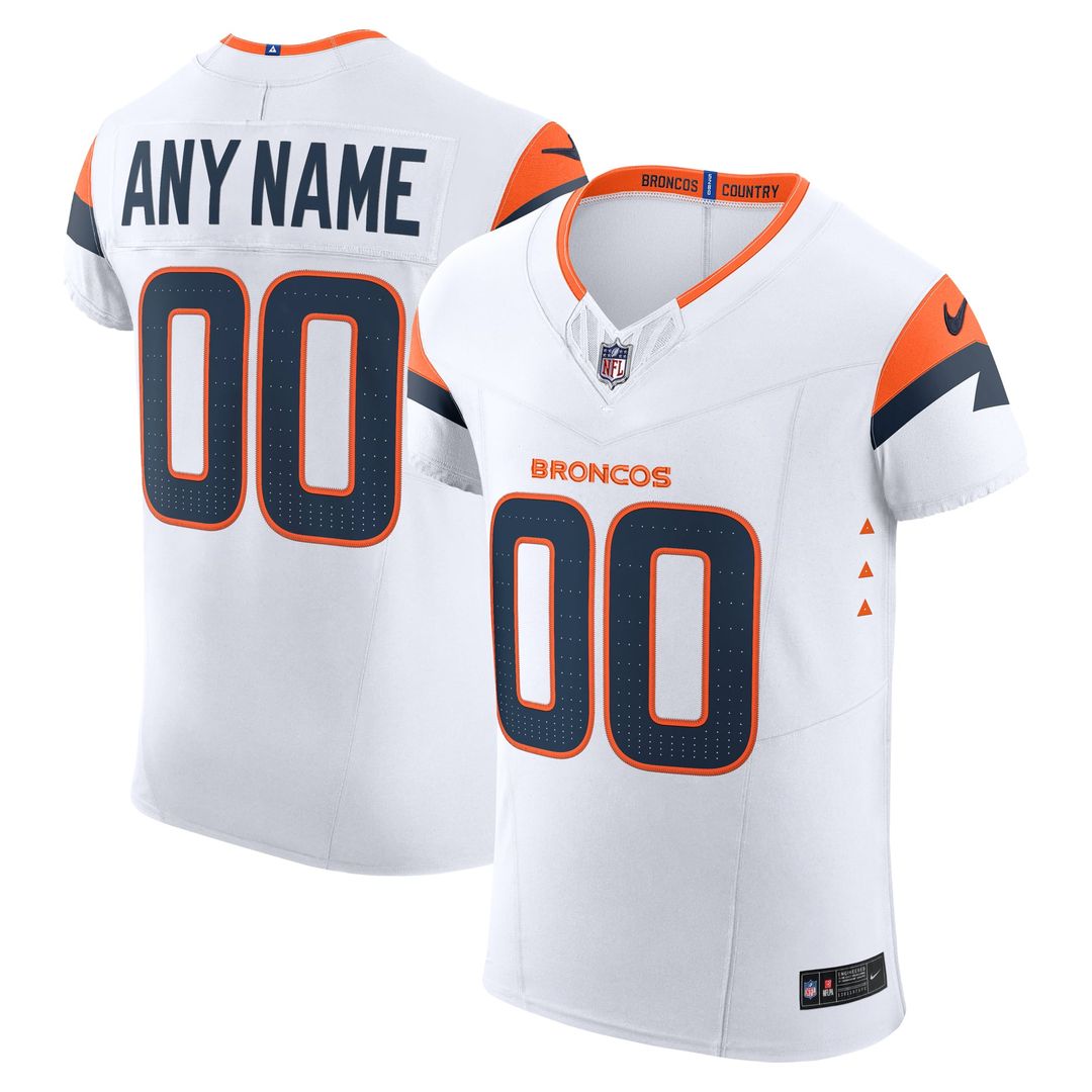 Denver Broncos Elite Custom Jersey - White