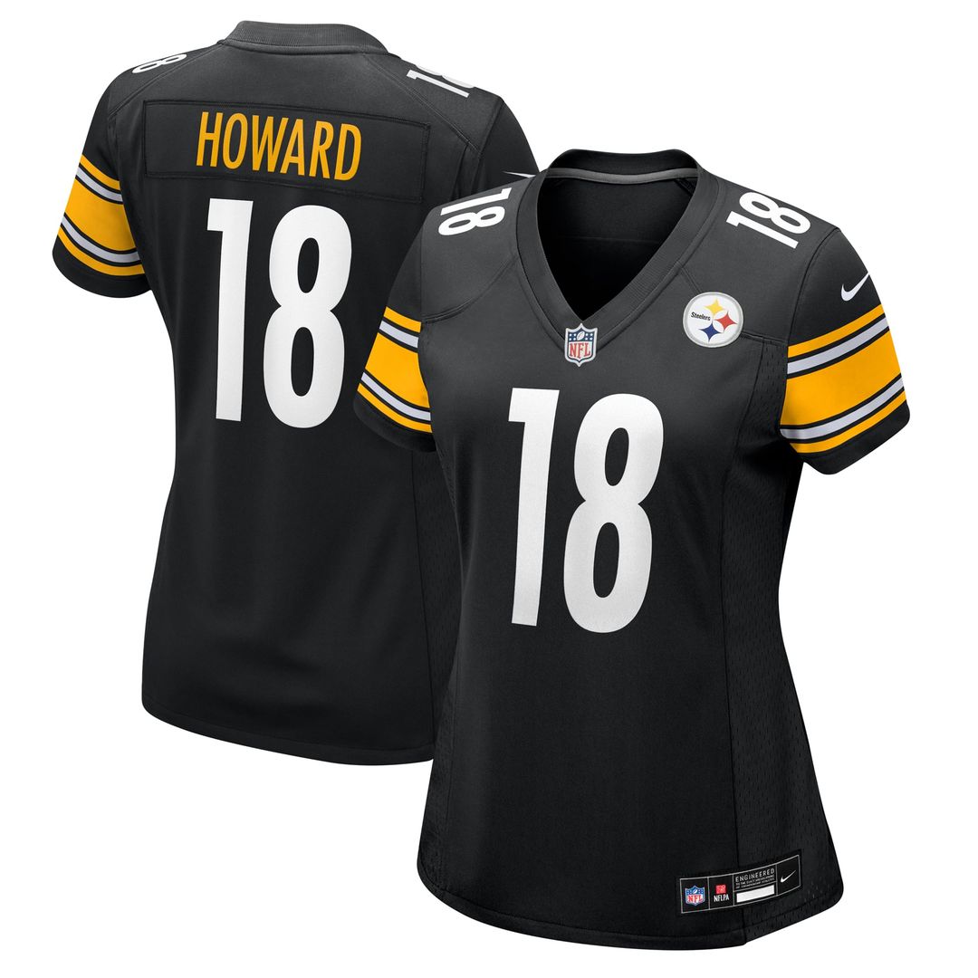 Will Howard Pittsburgh Steelers Women's Team Jersey - Black