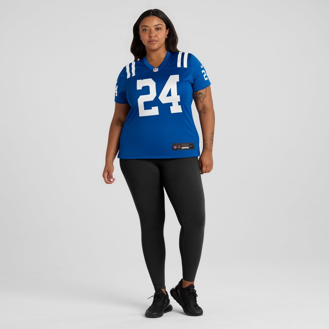 Lenny Moore Indianapolis Colts Women's Game Retired Player Jersey - Royal
