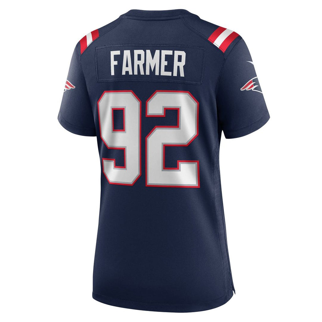 Joshua Farmer New England Patriots Women's Team Jersey - Navy
