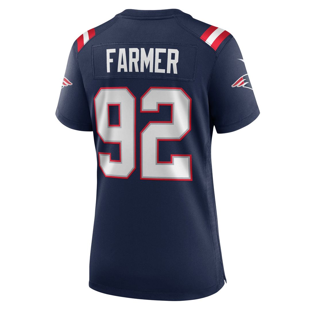 Joshua Farmer New England Patriots Women's Team Jersey - Navy