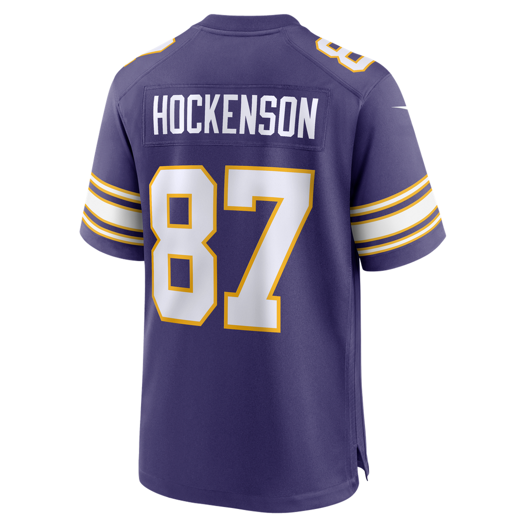 T.J. Hockenson Minnesota Vikings Classic Player Jersey - Purple
