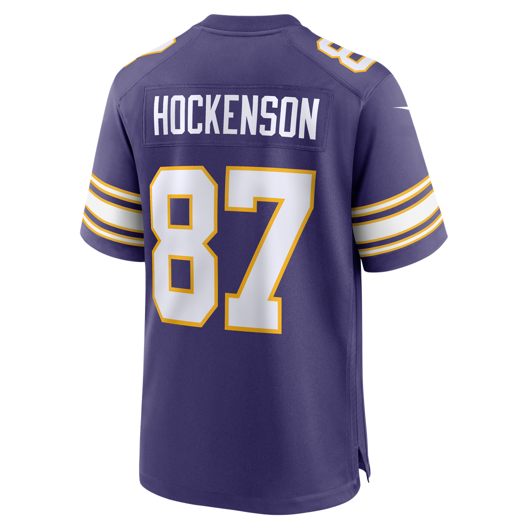 T.J. Hockenson Minnesota Vikings Classic Player Jersey - Purple