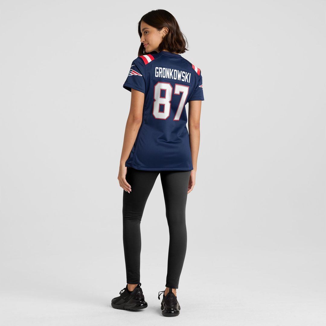 Rob Gronkowski New England Patriots Women's Alternate Retired Player Jersey - Red