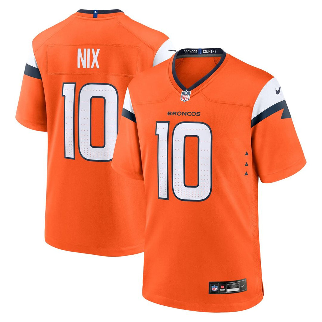 Bo Nix Denver Broncos Alternate Jersey - Navy