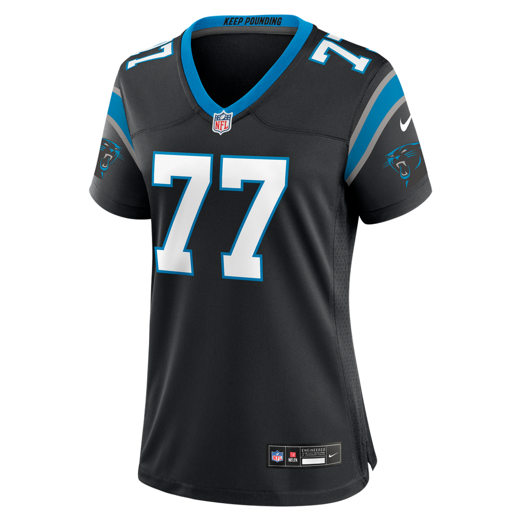 Luke Fortner Carolina Panthers Women's Team Jersey - Black