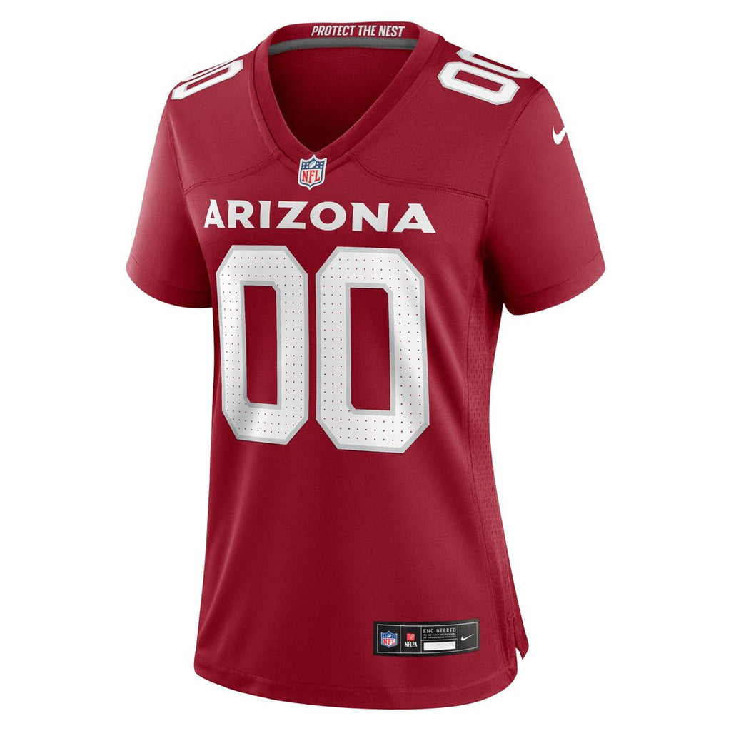 Arizona Cardinals Women's Custom Jersey - Cardinal