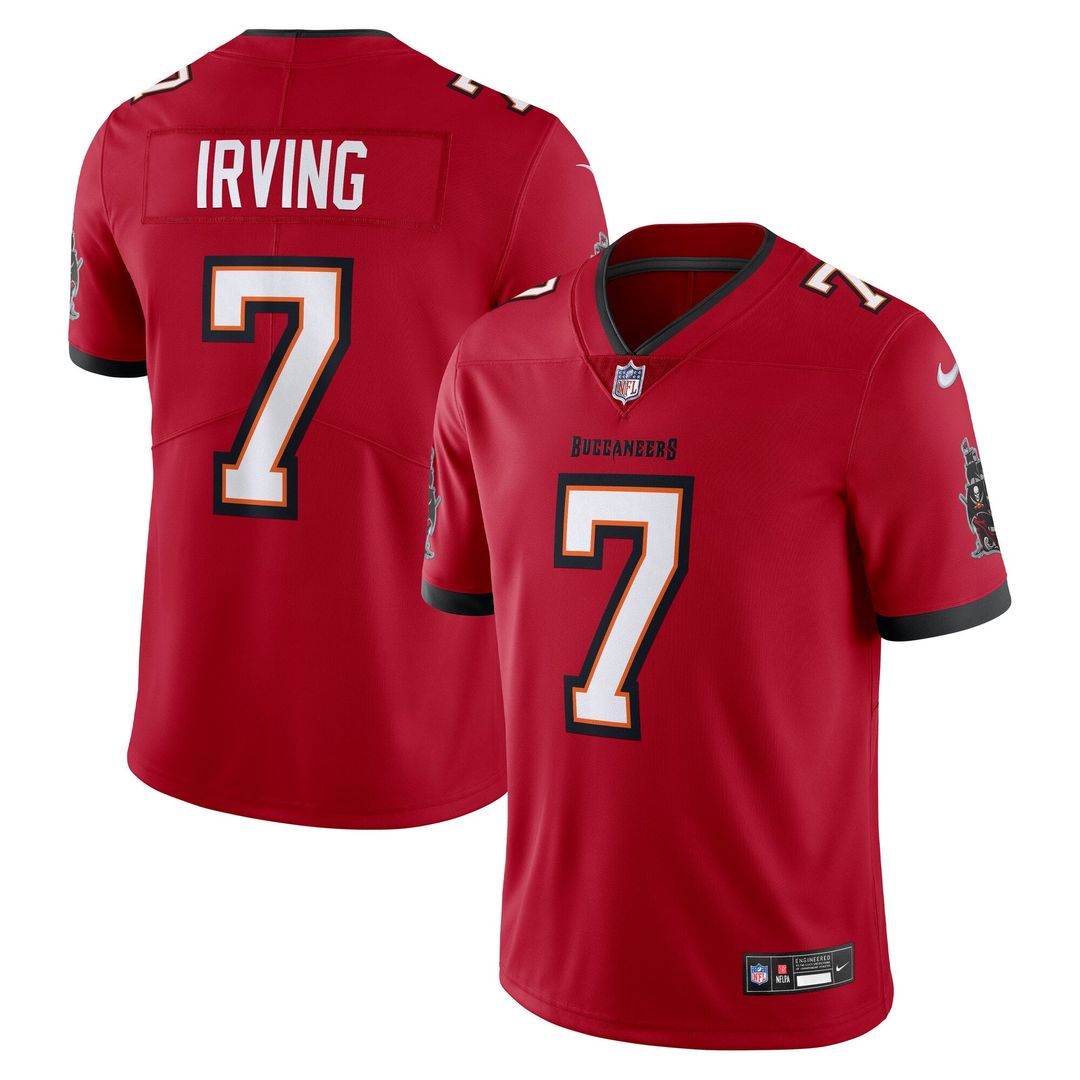 Bucky Irving Tampa Bay Buccaneers Stitched Jersey - Red