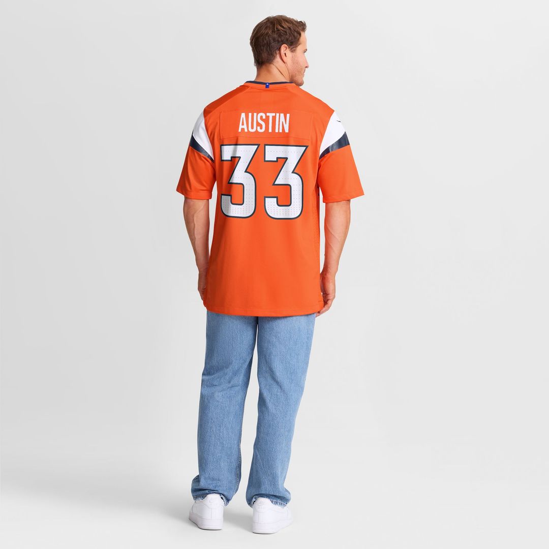 Brent Austin Denver Broncos Team Jersey - Orange