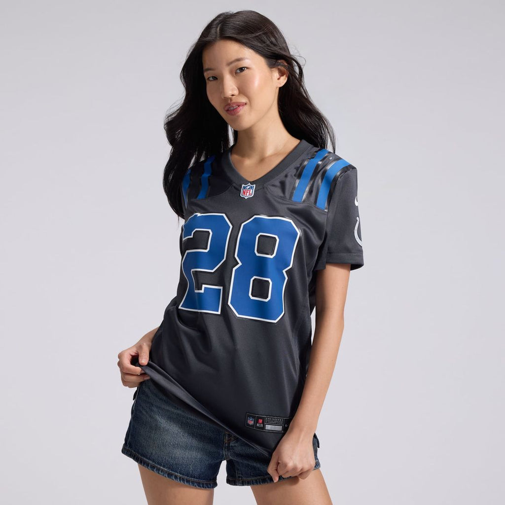 Jonathan Taylor Indianapolis Colts Women's 2026 Rivalries Collection Jersey - Anthracite