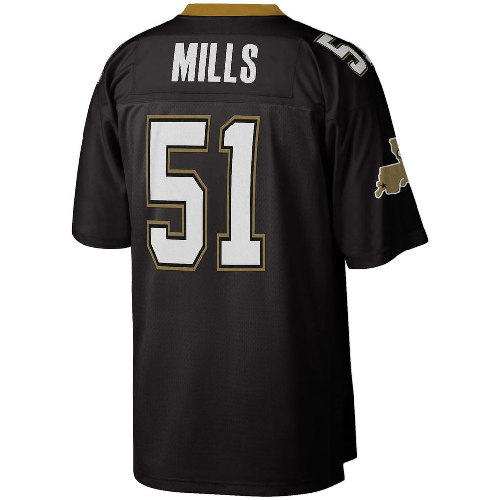 Sam Mills New Orleans Saints Legacy Jersey - Black