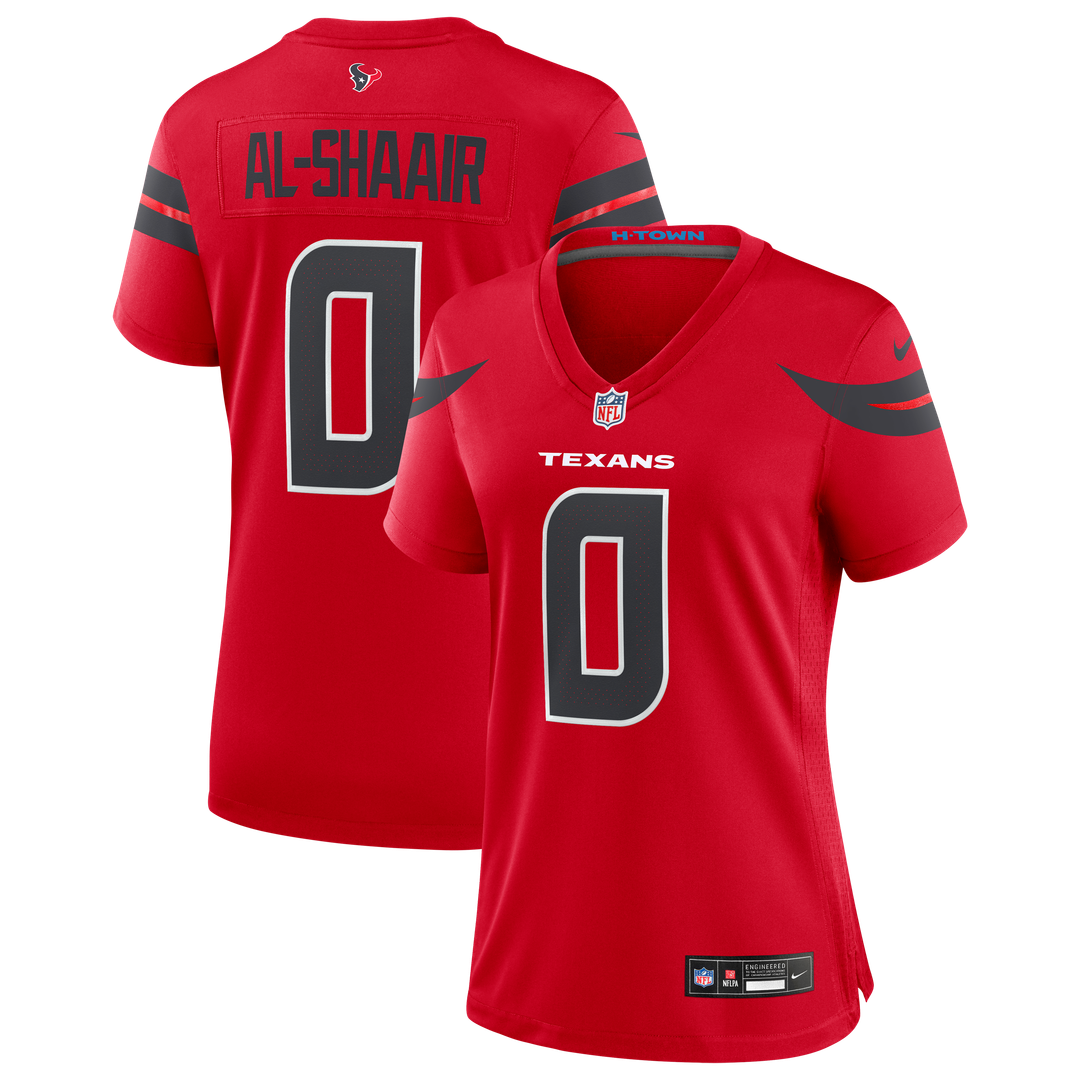Azeez Al-Shaair Houston Texans Women's Alternate Jersey - Red