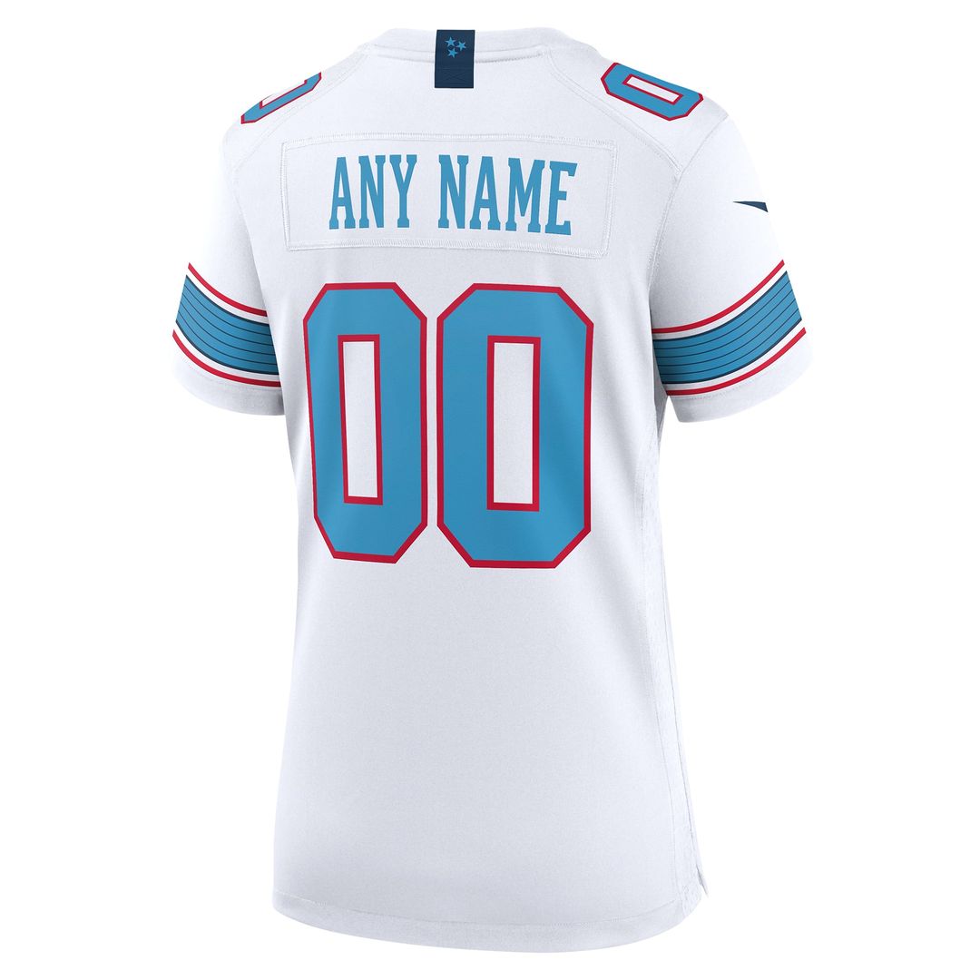 Tennessee Titans Women's Game Custom Jersey - White