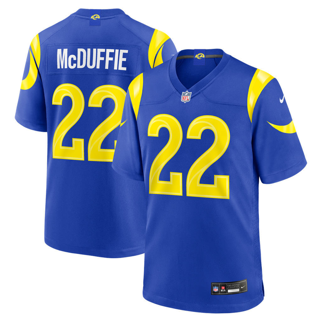 Trent McDuffie Los Angeles Rams Team Jersey - Royal