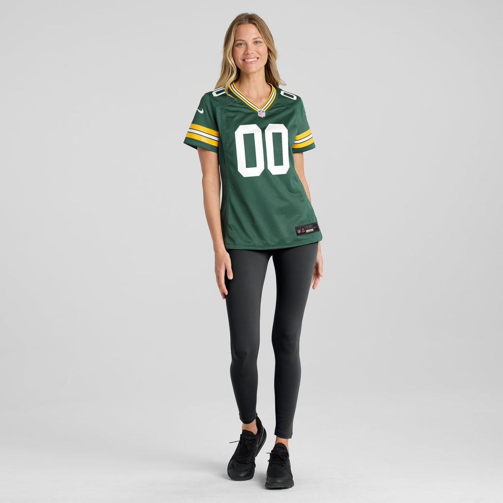 Green Bay Packers Women's Custom Jersey - Green