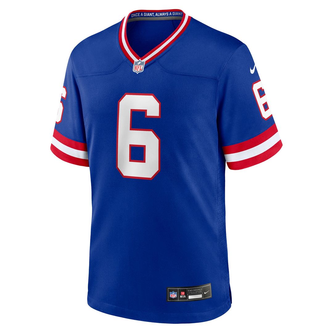Jaxson Dart New York Giants Alternate 2 Classic Jersey - Royal