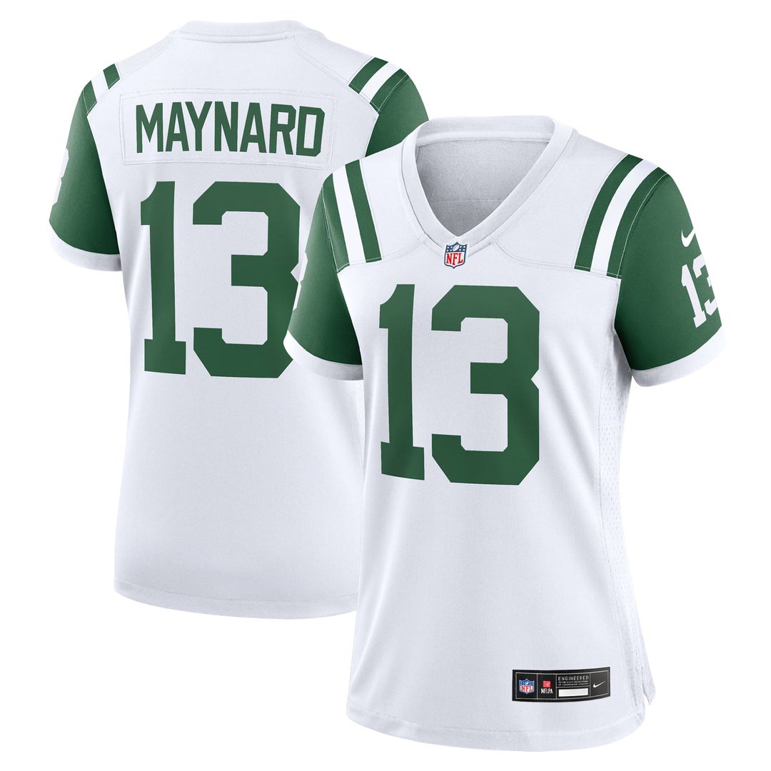 Don Maynard New York Jets Women's Classic Alternate Retired Player Jersey - White