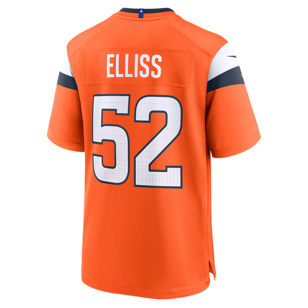 Jonah Elliss Denver Broncos Team Jersey - Orange