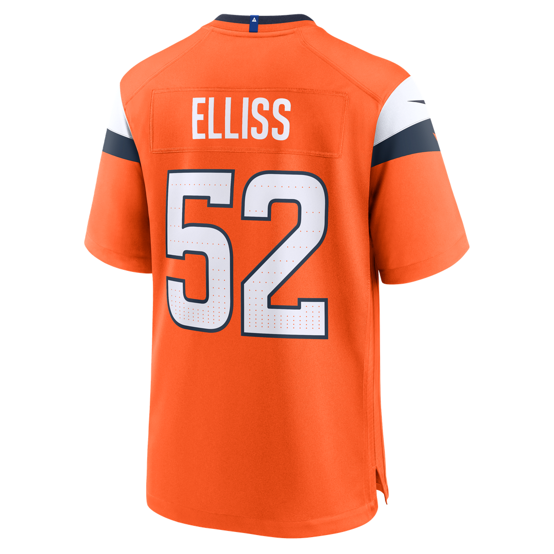 Jonah Elliss Denver Broncos Team Jersey - Orange