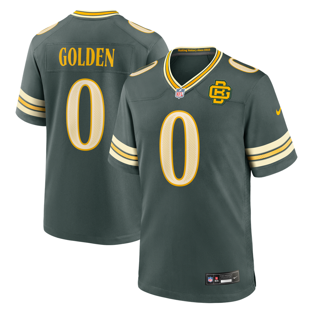 Matthew Golden Green Bay Packers 2026 Rivalries Collection Jersey - Green