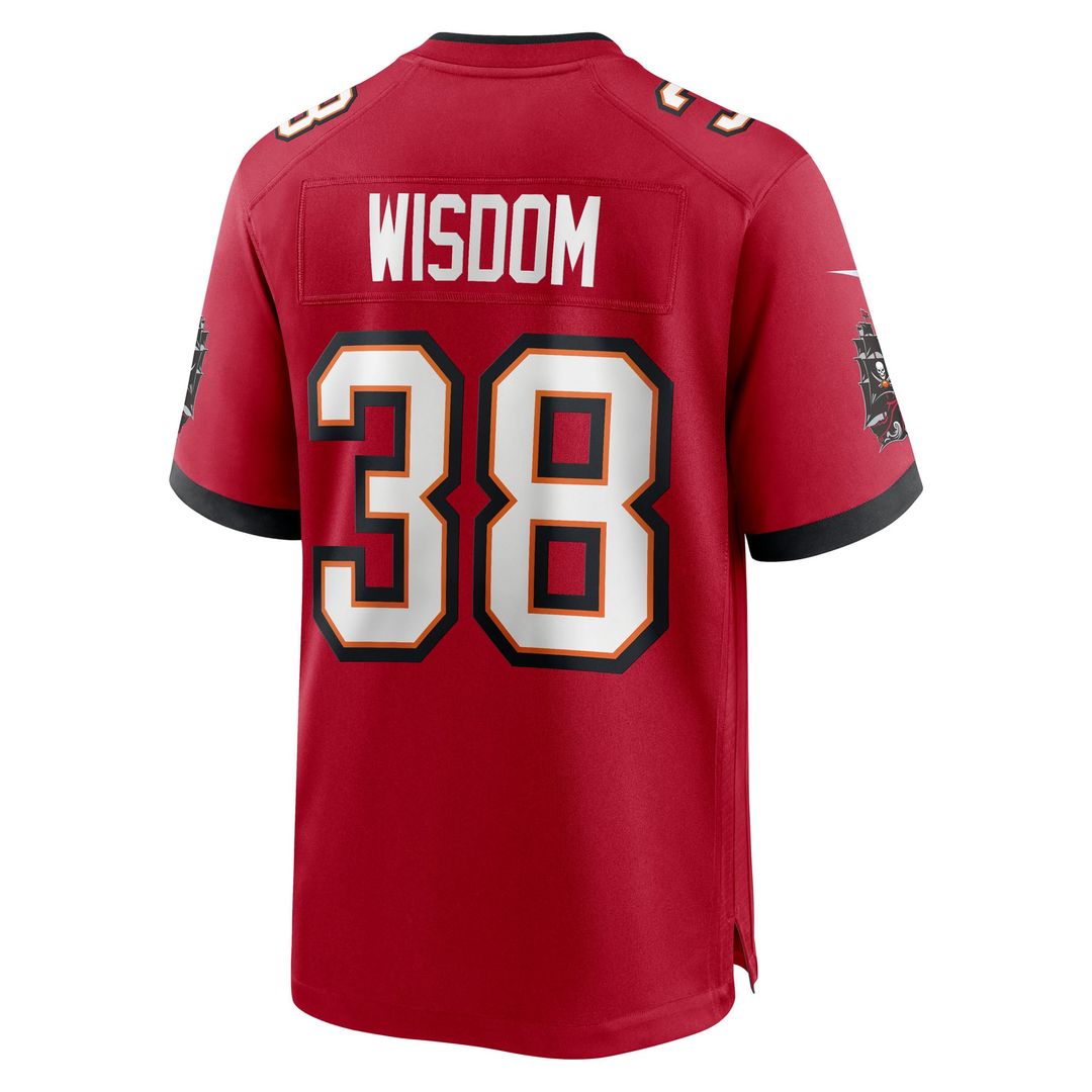 Rashad Wisdom Tampa Bay Buccaneers Team Jersey - Red