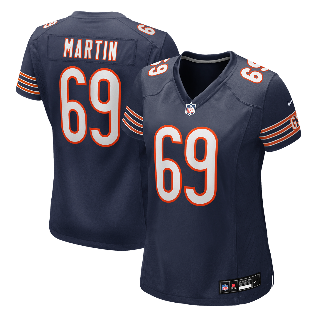 Jeremiah Martin Chicago Bears Women's Team Jersey - Navy