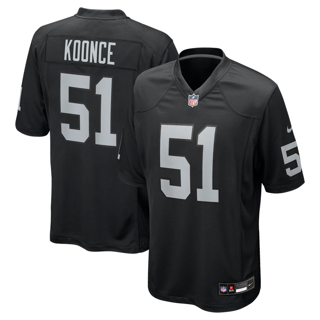 Malcolm Koonce Las Vegas Raiders Jersey - Black