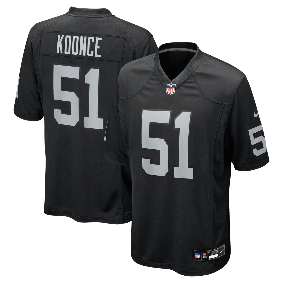 Malcolm Koonce Las Vegas Raiders Jersey - Black