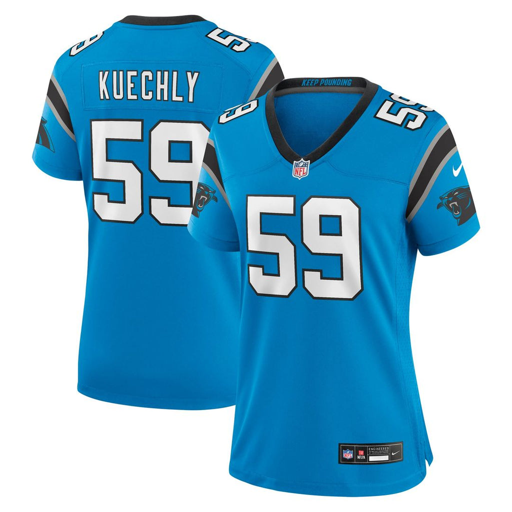 Luke Kuechly Carolina Panthers Women's Retired Player Jersey - Blue