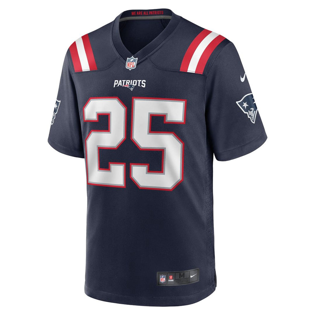 Marcus Jones New England Patriots Jersey - Navy