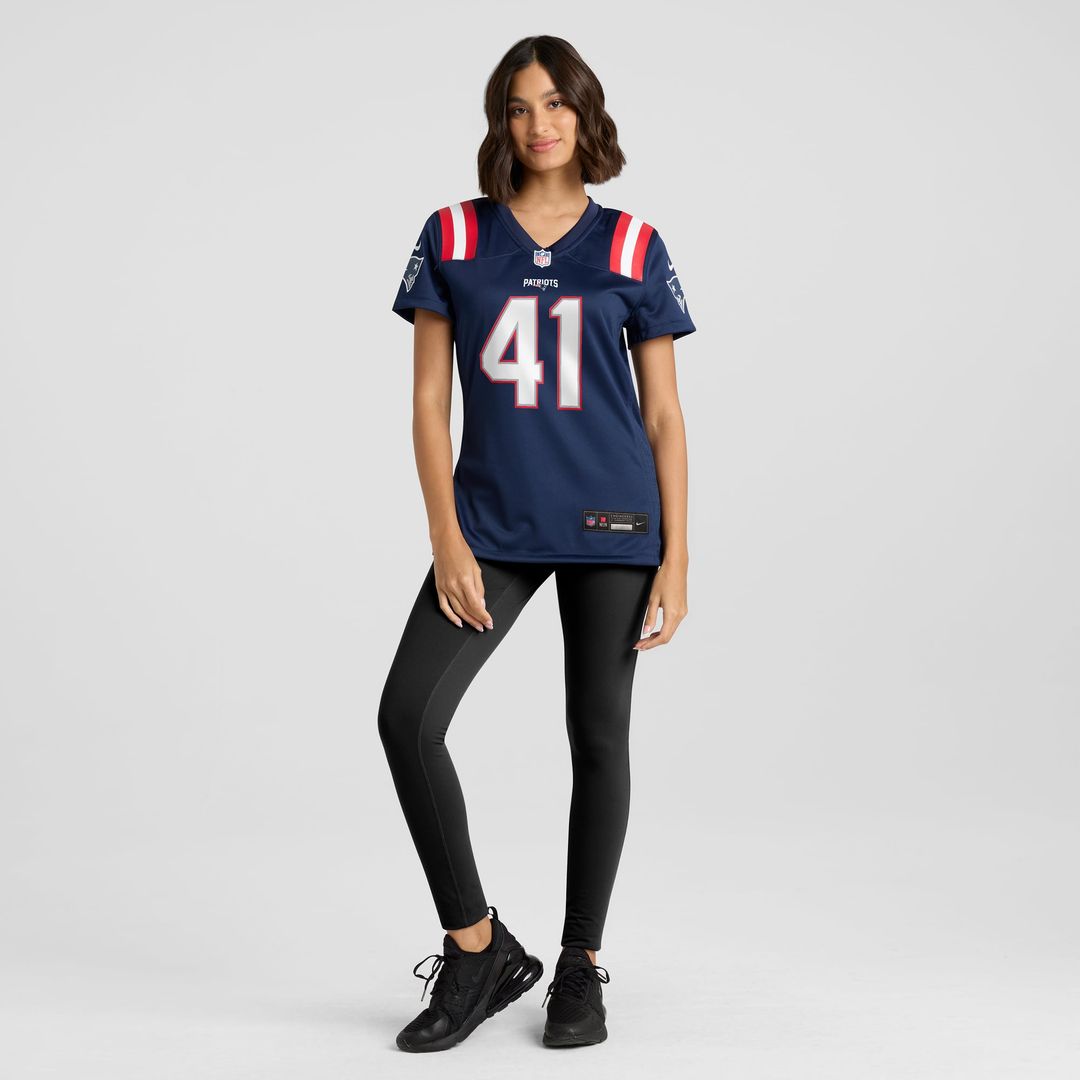 Brenden Schooler New England Patriots Women's Jersey - Navy