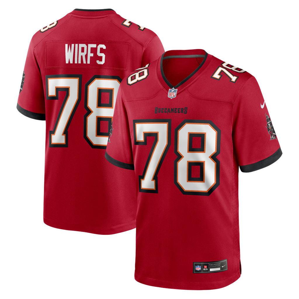 Tristan Wirfs Tampa Bay Buccaneers Jersey - Red