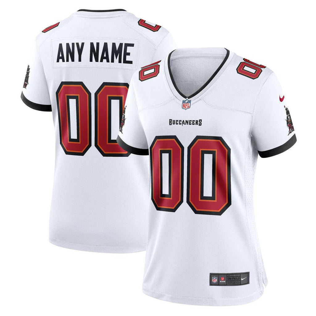 Tampa Bay Buccaneers Women's Custom Jersey - White