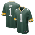 Number 1 Dad Green Bay Packers Jersey - Green