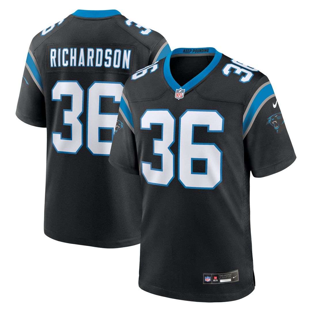 Demani Richardson Carolina Panthers Team Jersey - Black