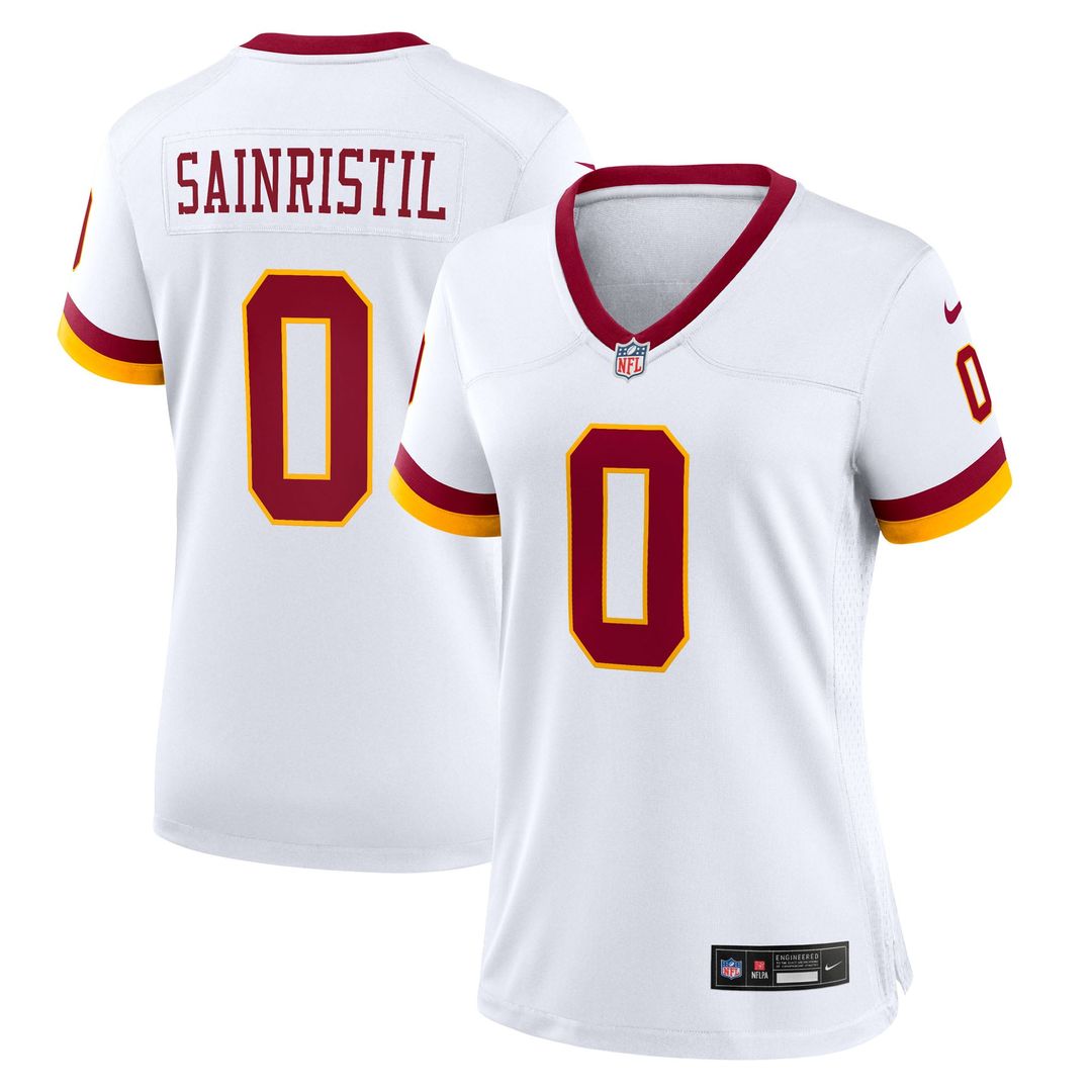 Mike Sainristil Washington Commanders Women's Game Championship Era Jersey - White