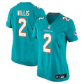 Malik Willis Miami Dolphins Women's Jersey - Aqua
