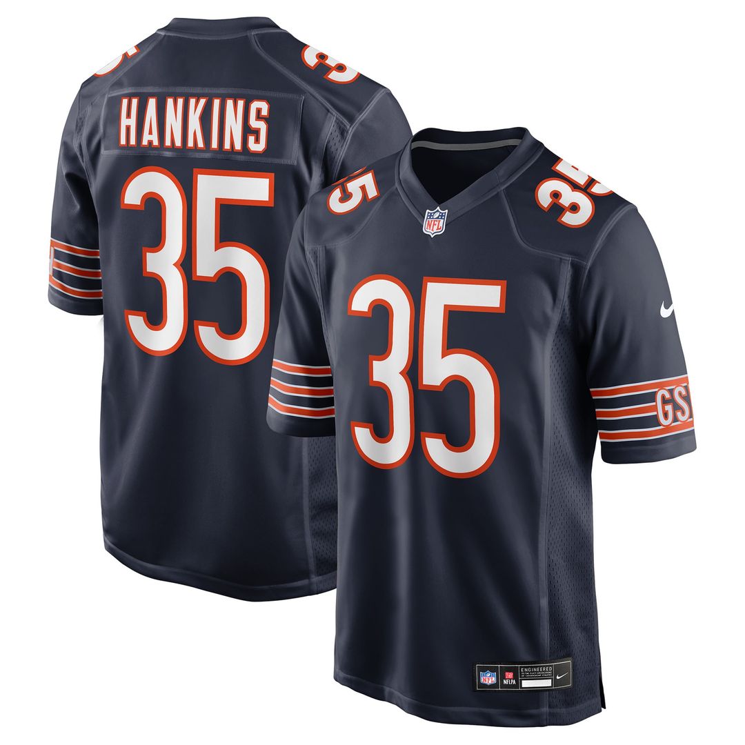 Deion Hankins Chicago Bears Team Jersey - Navy