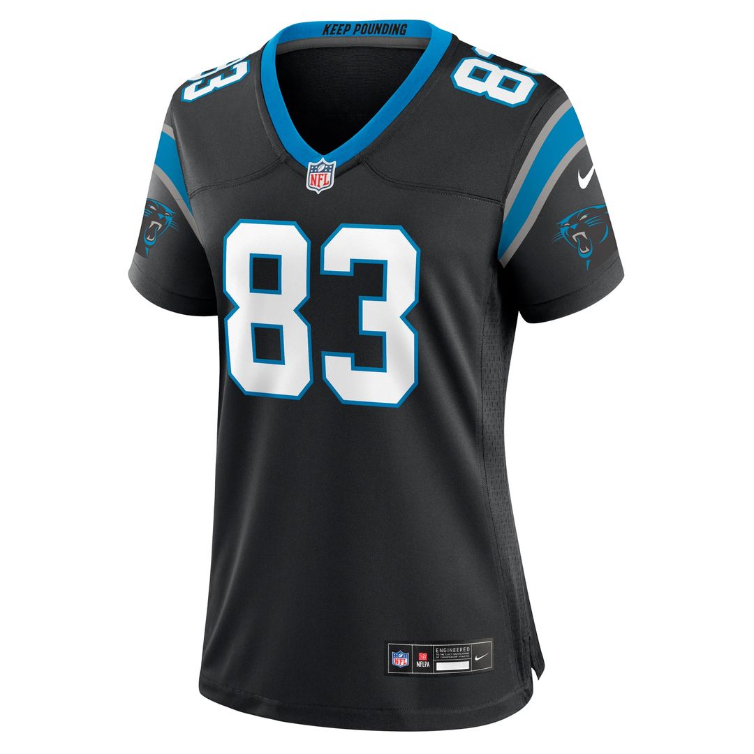 David Moore Carolina Panthers Women's Jersey - Black