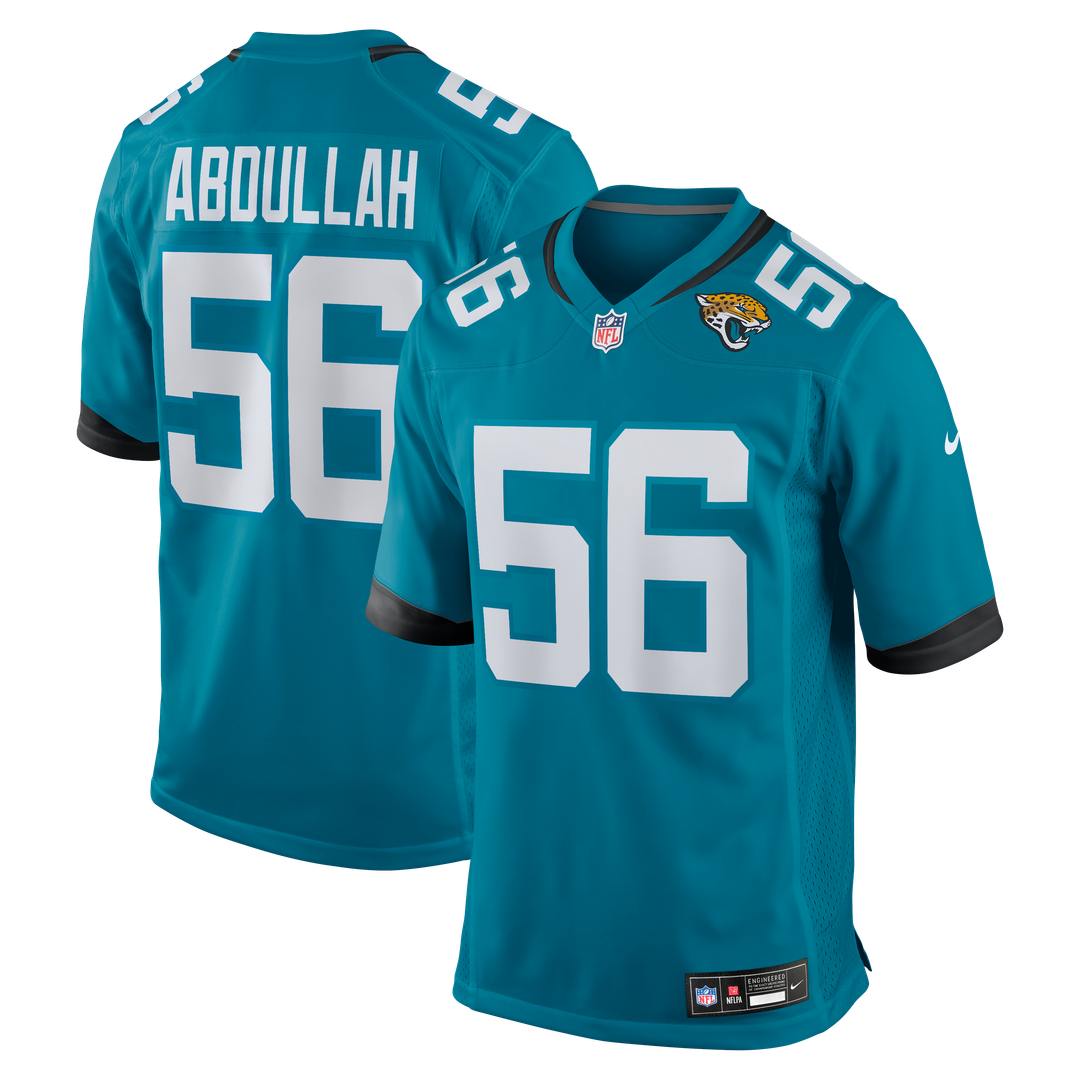 Yasir Abdullah Jacksonville Jaguars Team Jersey - Teal