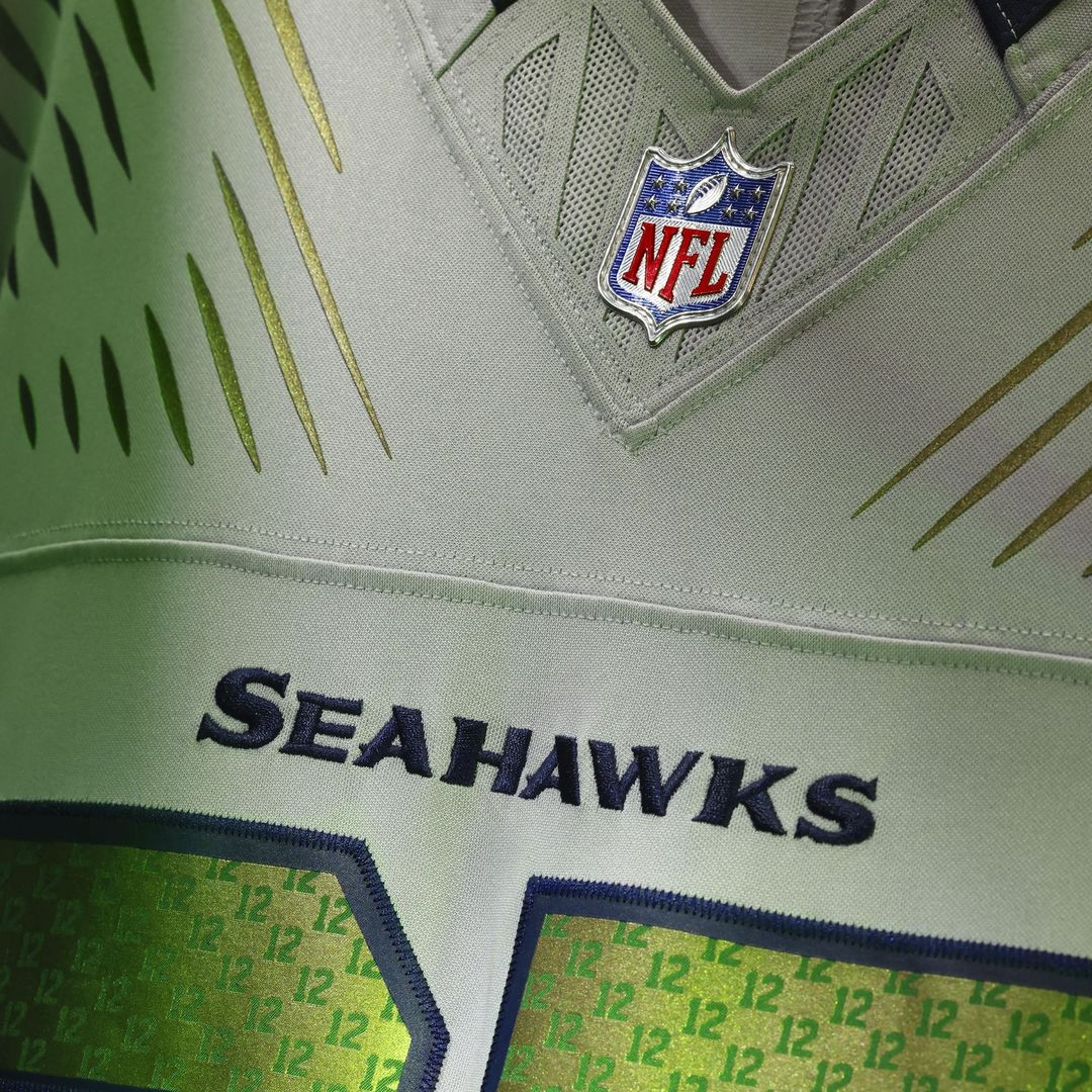 Jaxon Smith-Njigba Seattle Seahawks Rivalries Collection Stitched Jersey - Gray