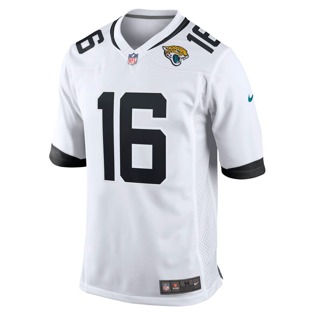 Trevor Lawrence Jacksonville Jaguars White Jersey - White