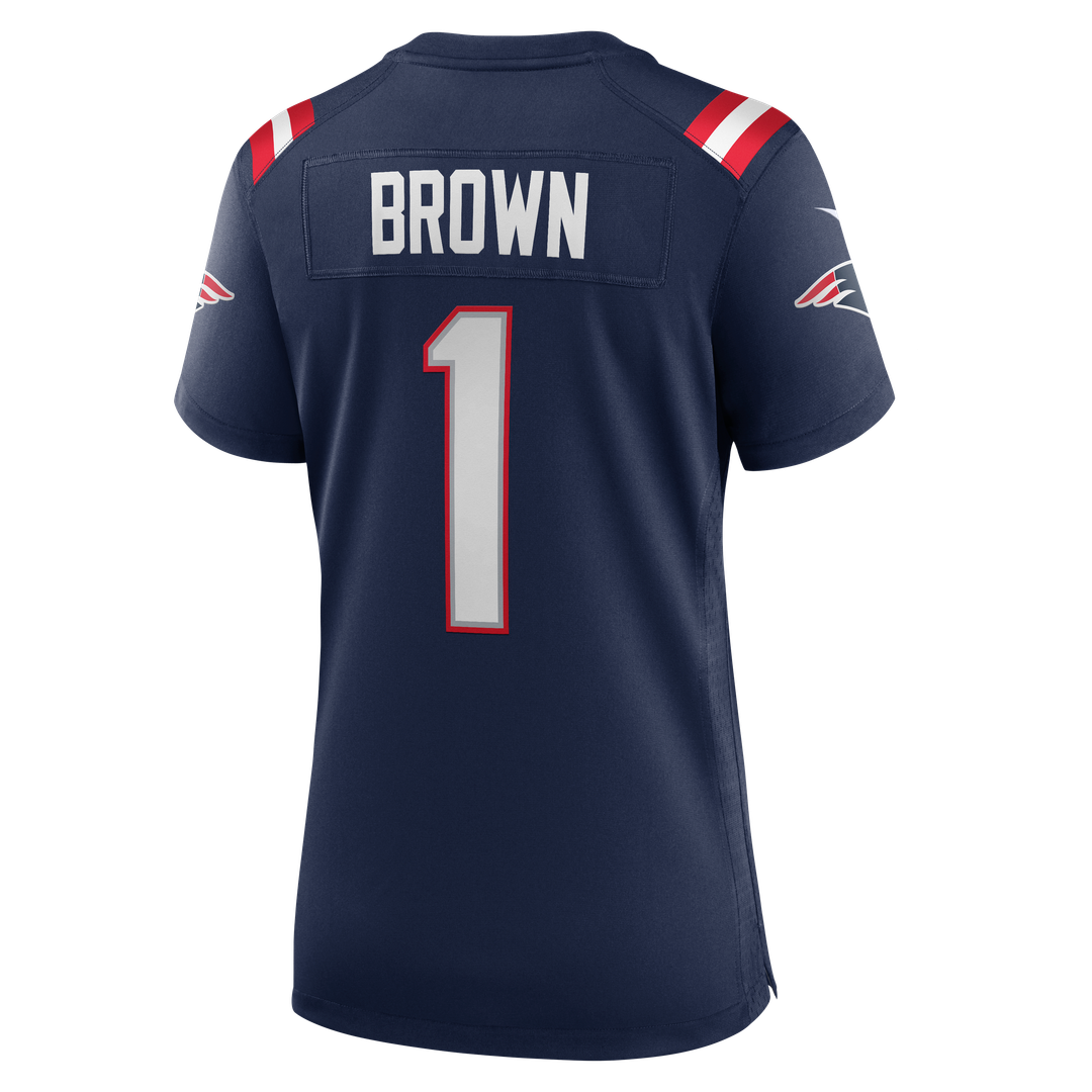 A.J. Brown New England Patriots Women's Jersey - Navy