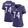 John Simpson Baltimore Ravens Women's Team Jersey - Purple