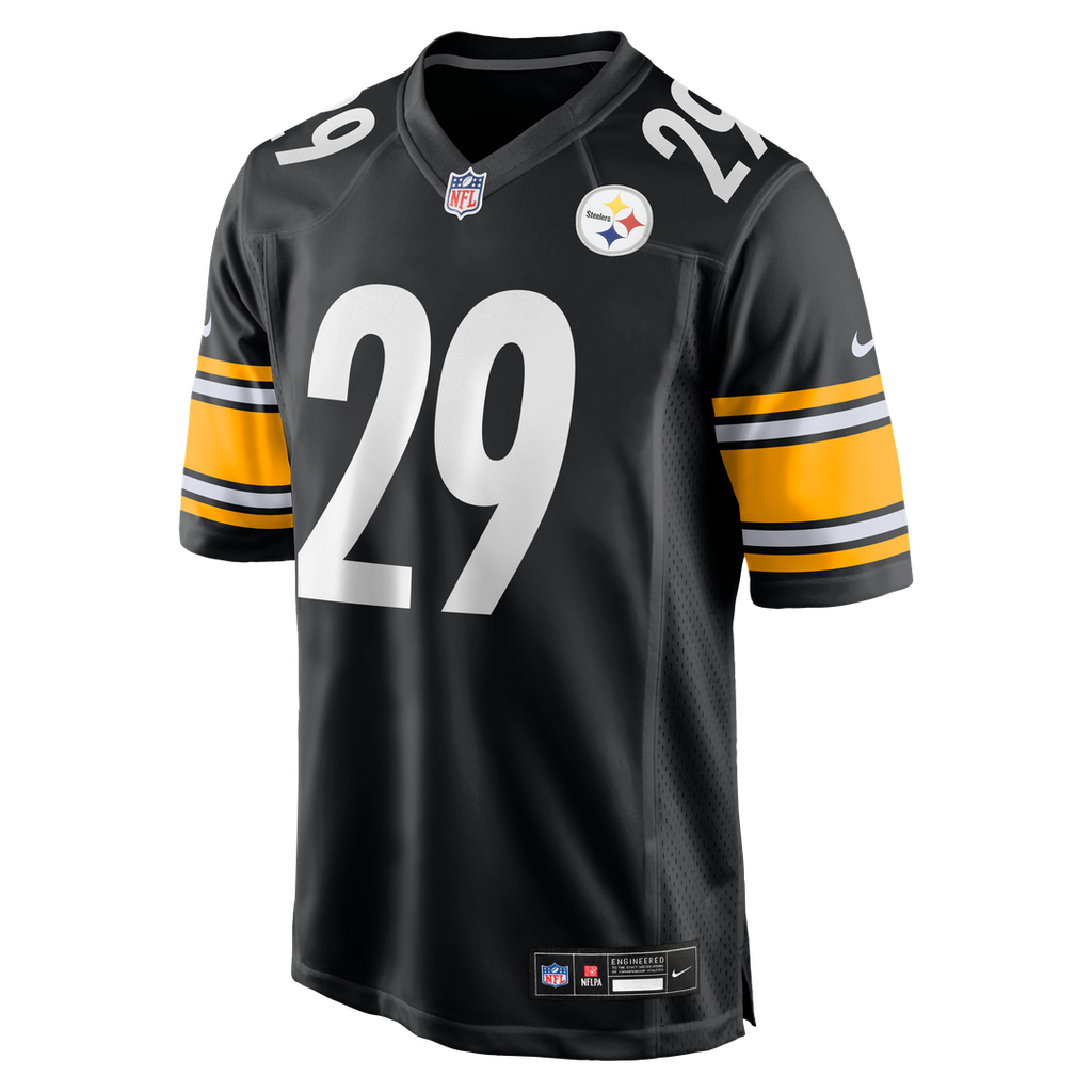 Ryan Watts Pittsburgh Steelers Jersey - Black